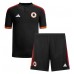 Camisa de Futebol AS Roma Leonardo Spinazzola #37 Equipamento Alternativo Infantil 2023-24 Manga Curta (+ Calças curtas)